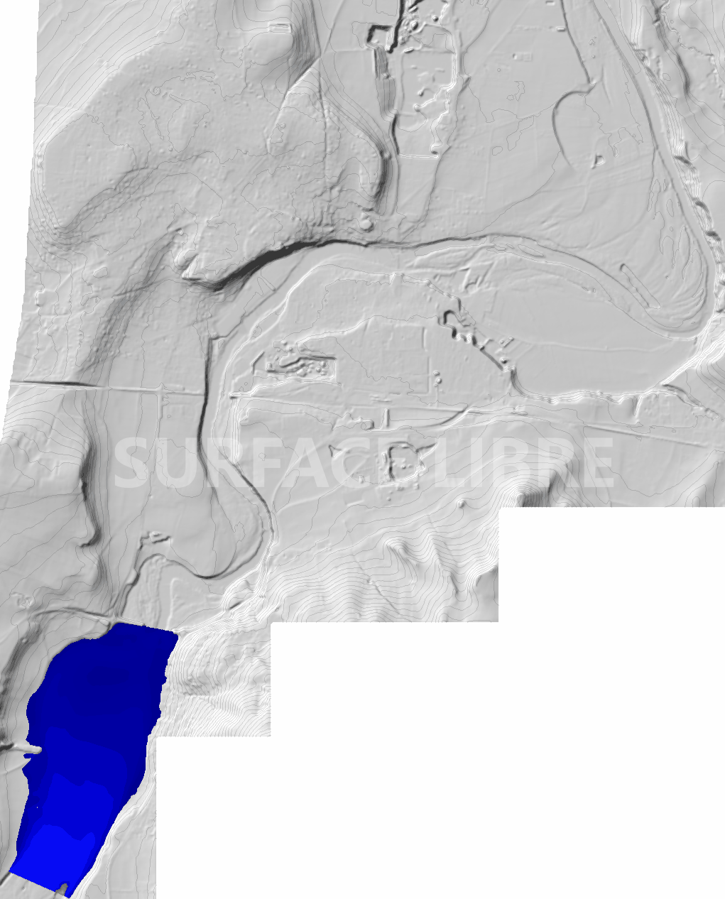 Exemple de simulation de rupture (cas factice)